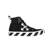 Off White Vulcaniserade Sneakers Black, Herr