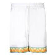 Casablanca Vita Silkes Shorts Stilfull White, Herr