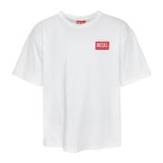 Diesel Boxt Lab T-Shirt Oversized Fit White, Herr