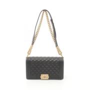 Chanel Vintage Pre-owned Laeder axelremsvskor Black, Dam