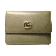 Gucci Vintage Pre-owned Laeder plnbcker Beige, Dam