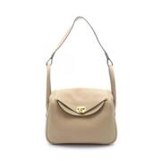 Hermès Vintage Pre-owned Laeder axelremsvskor Beige, Dam