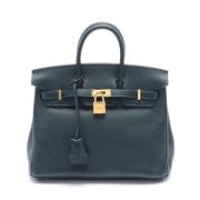 Hermès Vintage Pre-owned Laeder handvskor Green, Dam