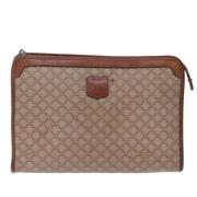 Celine Vintage Pre-owned Canvas kuvertvskor Beige, Dam