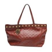 Gucci Vintage Pre-owned Laeder gucci-vskor Red, Dam