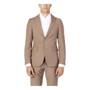 Mulish Brun Blazer Knappfästning Brown, Herr