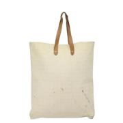 Hermès Vintage Pre-owned Canvas totevskor White, Dam