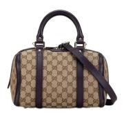 Gucci Vintage Pre-owned Canvas gucci-vskor Beige, Dam