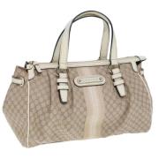 Celine Vintage Pre-owned Canvas handvskor Beige, Dam