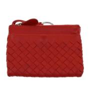 Bottega Veneta Vintage Pre-owned Laeder plnbcker Red, Dam