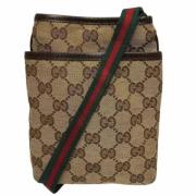 Gucci Vintage Pre-owned Canvas gucci-vskor Brown, Dam