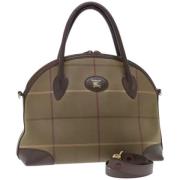 Burberry Vintage Pre-owned Canvas handvskor Brown, Dam