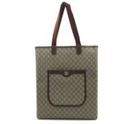 Gucci Vintage Pre-owned Canvas totevskor Beige, Dam