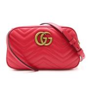 Gucci Vintage Pre-owned Laeder axelremsvskor Red, Dam