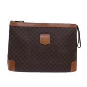 Celine Vintage Pre-owned Canvas kuvertvskor Brown, Dam