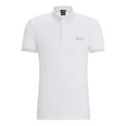 Boss Slim Fit Polo Shirt White, Herr