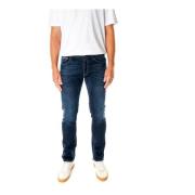 Replay Mörk Indigo Straight Fit Jeans Blue, Herr