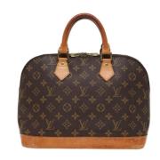 Louis Vuitton Vintage Pre-owned Canvas handvskor Brown, Dam