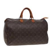 Louis Vuitton Vintage Pre-owned Canvas handvskor Brown, Dam