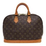 Louis Vuitton Vintage Pre-owned Canvas handvskor Brown, Dam