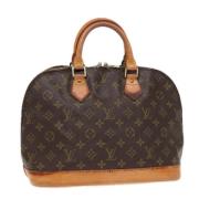 Louis Vuitton Vintage Pre-owned Canvas handvskor Brown, Dam