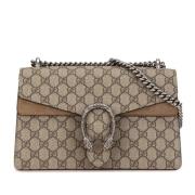 Gucci Vintage Pre-owned Tyg handvskor Beige, Dam