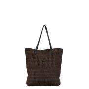 Fendi Vintage Pre-owned Canvas totevskor Brown, Dam