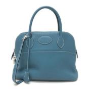 Hermès Vintage Pre-owned Laeder handvskor Blue, Dam