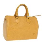 Louis Vuitton Vintage Pre-owned Laeder handvskor Yellow, Dam