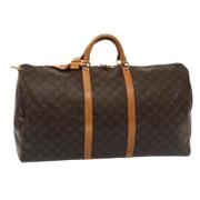 Louis Vuitton Vintage Pre-owned Canvas handvskor Brown, Dam