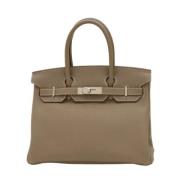 Hermès Vintage Pre-owned Laeder handvskor Gray, Dam