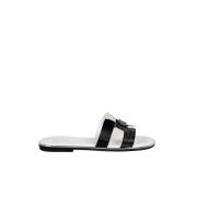 Liu Jo Eleganta Slip-On Sandaler med Smycken Black, Dam