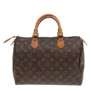 Louis Vuitton Vintage Pre-owned Canvas handvskor Brown, Dam