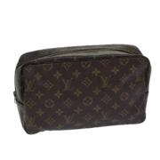 Louis Vuitton Vintage Pre-owned Canvas kuvertvskor Brown, Dam