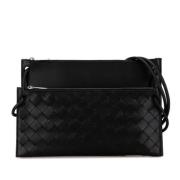 Bottega Veneta Vintage Pre-owned Laeder necessrer Black, Dam