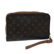 Louis Vuitton Vintage Pre-owned Canvas kuvertvskor Brown, Dam