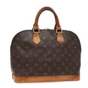 Louis Vuitton Vintage Pre-owned Canvas handvskor Brown, Dam