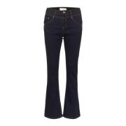 Cream Bootcut Jeans Mörkblå Denim Tobacco Blue, Dam