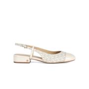 Michael Kors Elegant Ballet Flats för Kvinnor White, Dam