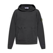 Stone Island Svarta Tröjor för Män Black, Herr