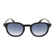 Eyewear by David Beckham Retro Solglasögon Kollektion Black, Unisex