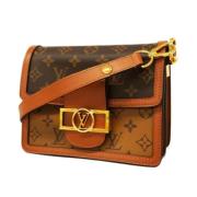 Louis Vuitton Vintage Pre-owned Canvas louis-vuitton-vskor Brown, Dam