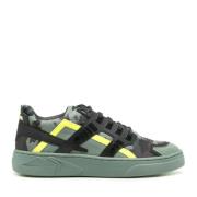 Hide&Jack Militära Sneakers Mini Silverstone Green, Herr