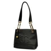 Chanel Vintage Pre-owned Laeder chanel-vskor Black, Dam