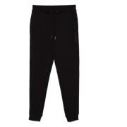 Calvin Klein Svart Broderad Logga Jogger Byxor Black, Herr