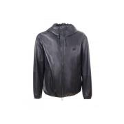 Emporio Armani Svart Blouson Jacka Black, Herr