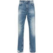 Givenchy Denimbyxor med Ripped Detaljer Blue, Herr