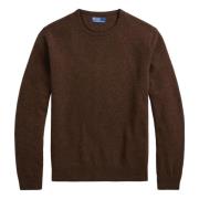 Polo Ralph Lauren Mörk kastanj Pullover Sweater Brown, Herr