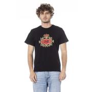 Cavalli Class Logo Print Kortärmad T-shirt Black, Herr