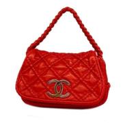 Chanel Vintage Pre-owned Laeder chanel-vskor Red, Dam